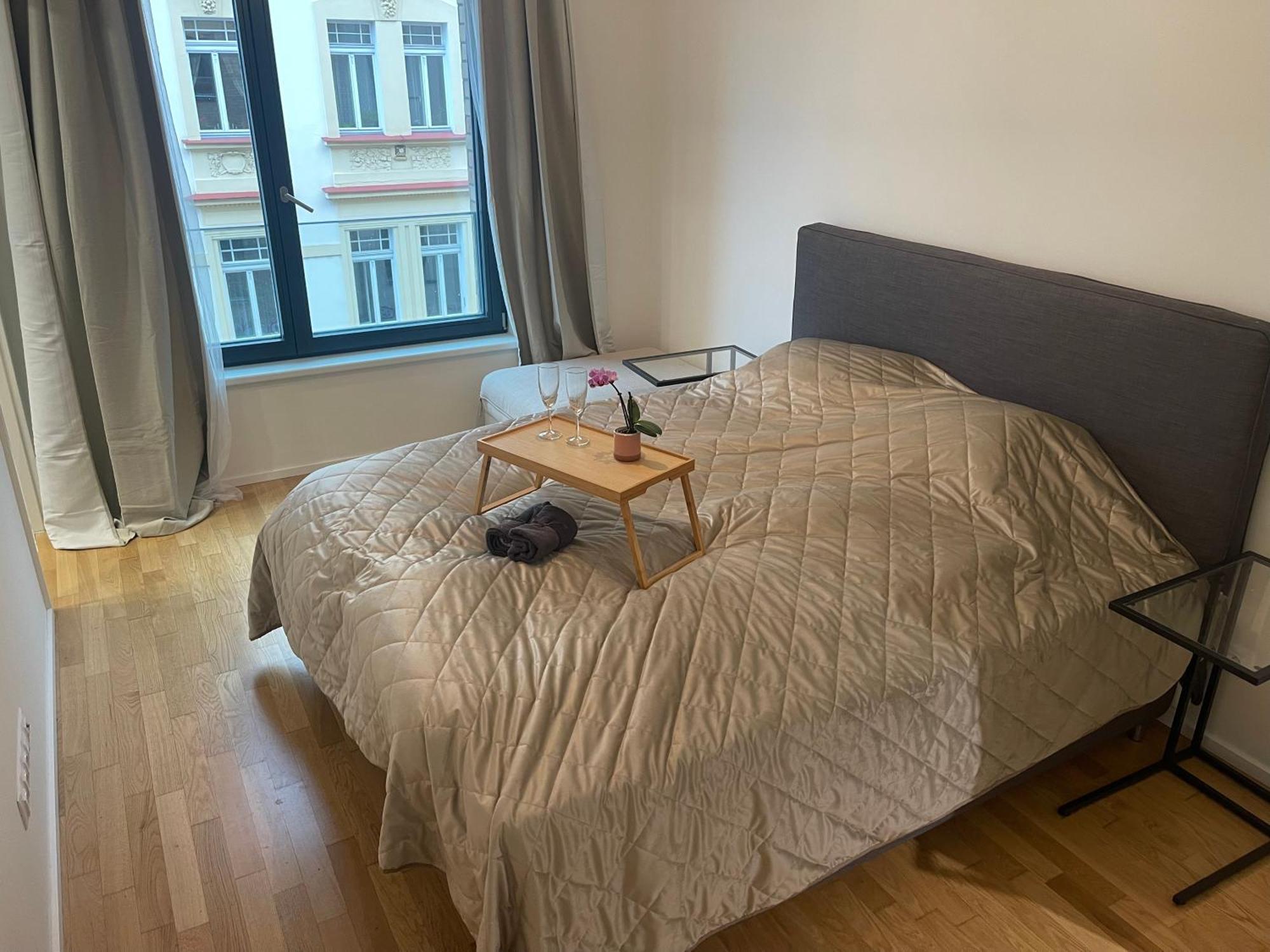 Apartment 4 Room, 2 Bath, Parking Praag Buitenkant foto